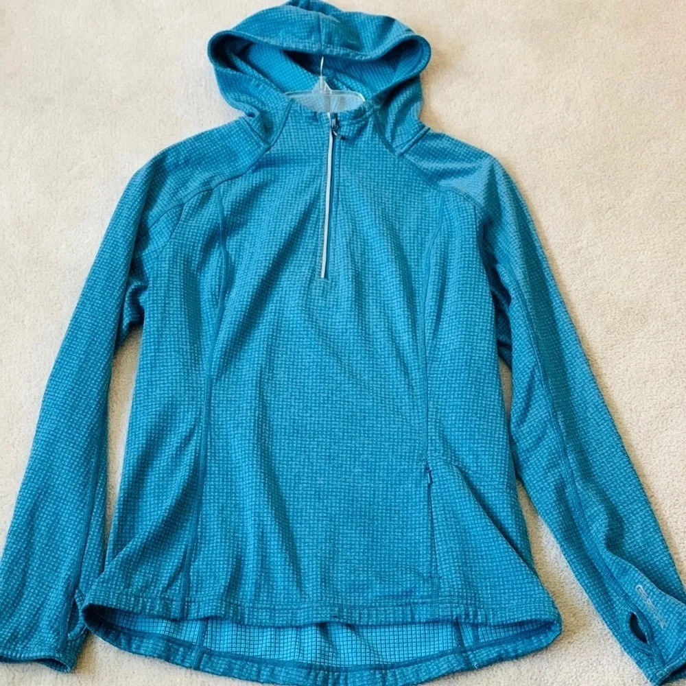 Gsx Waffle Hooded 1/2 zip jacket, M